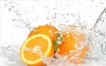 oranges in the water realistic